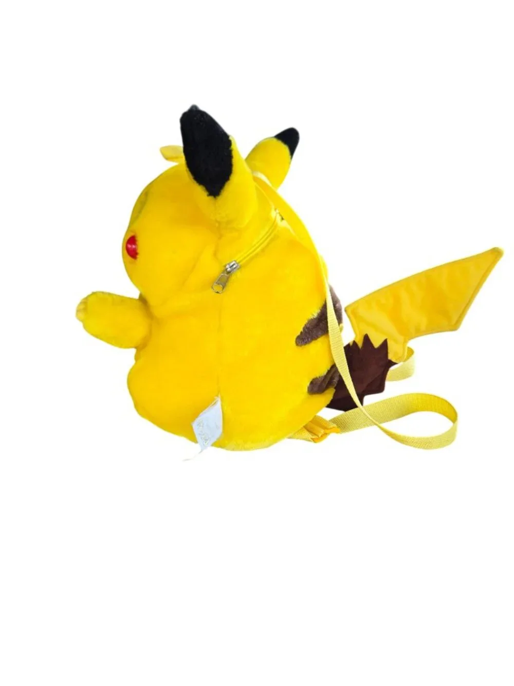 Vintage 90's Pokemon Nintendo Fat Pikachu Backpack Bag Plush by Pyramid